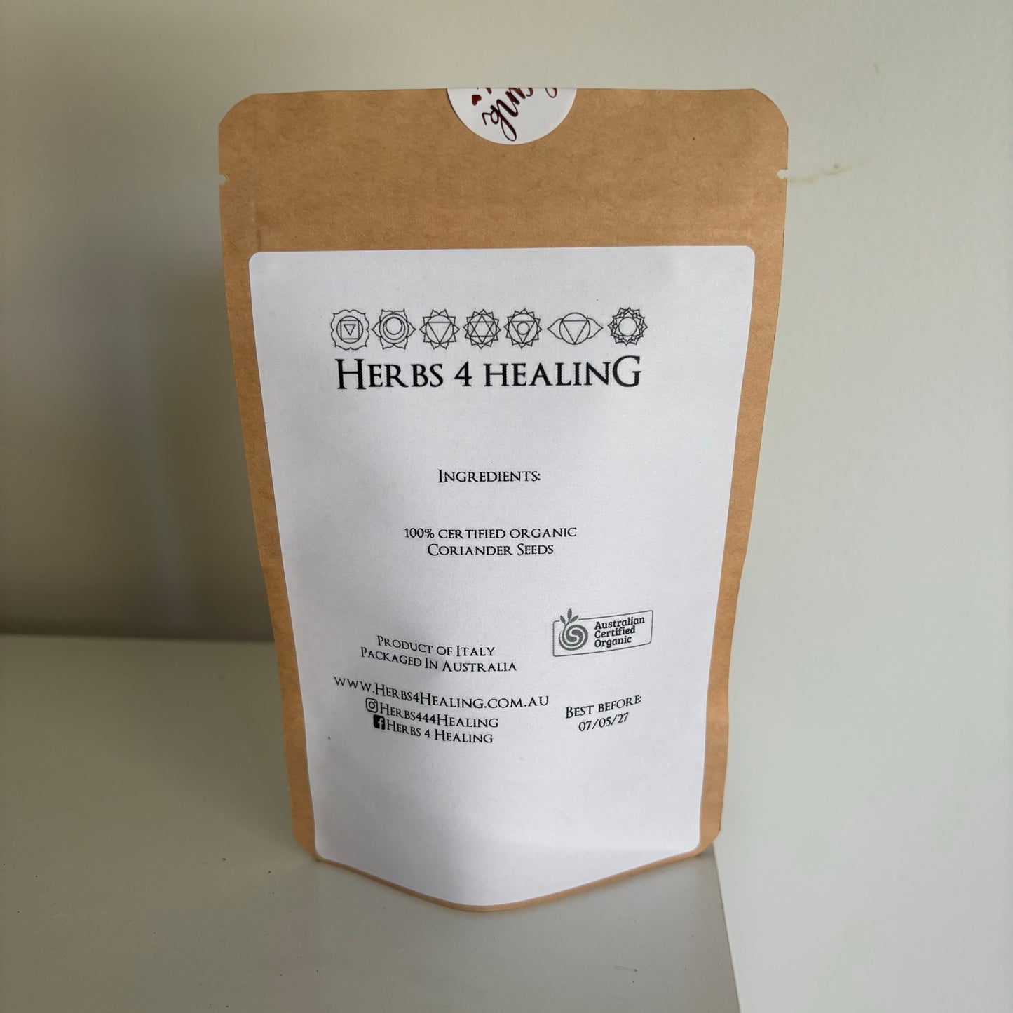 Certified Organic Coriander Seeds