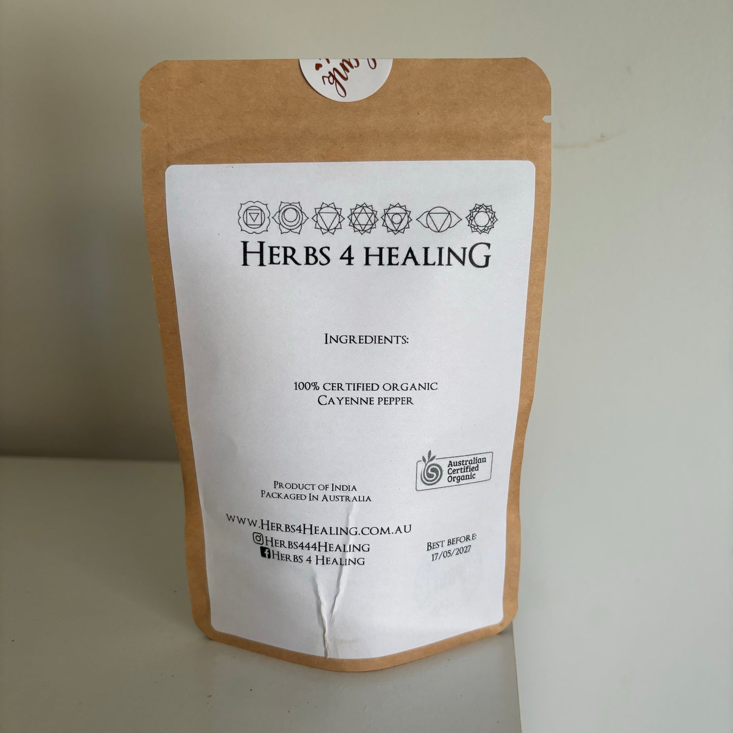 Certified Organic Cayenne Pepper