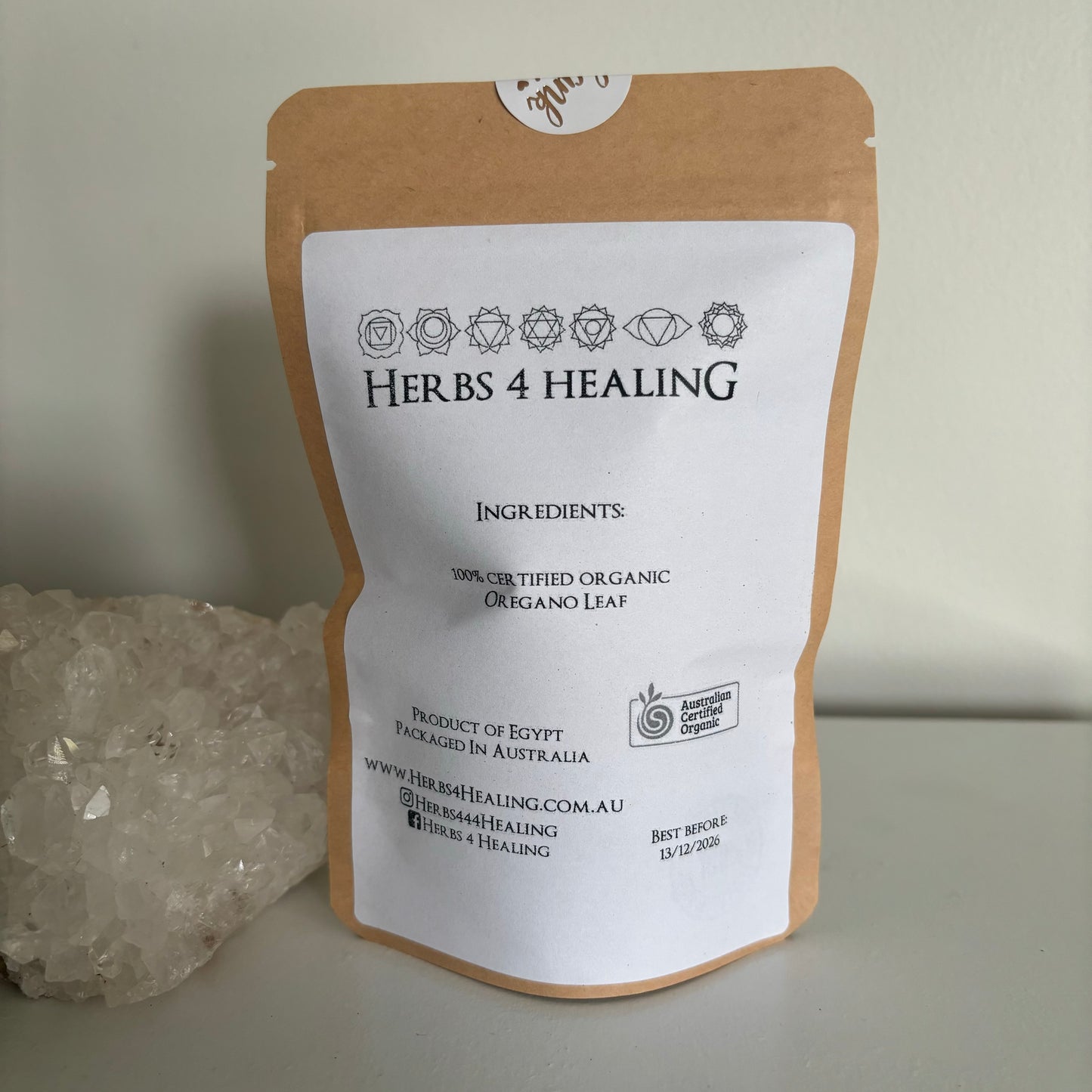 Certified Organic Oregano Leaf - 25g