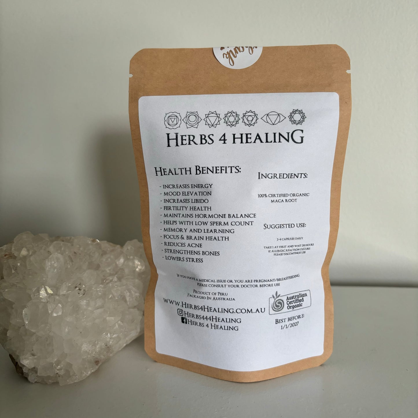 Certified Organic Maca Root (Fertility Health)