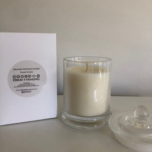 Organic Coconut Wax Candle - Hand Crafted - Premium Candle